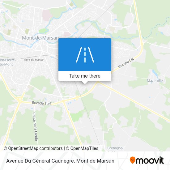 Avenue Du Général Caunègre map