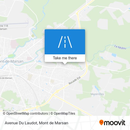 Avenue Du Laudot map