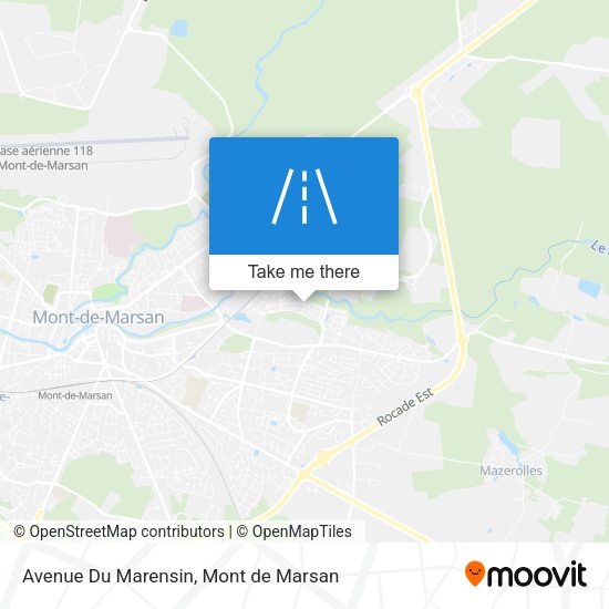 Avenue Du Marensin map