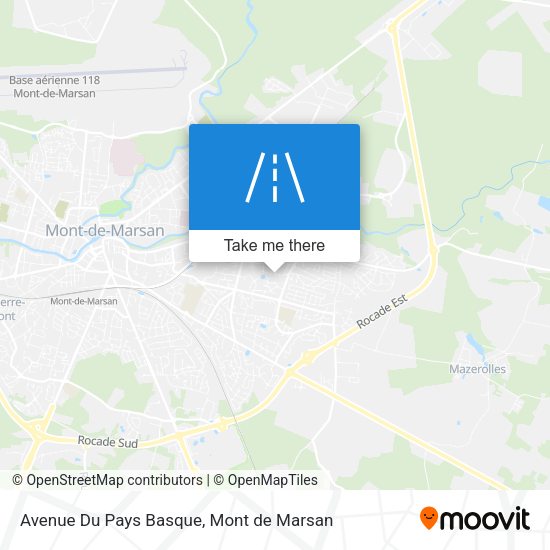 Avenue Du Pays Basque map