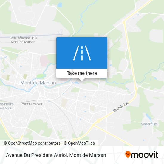 Avenue Du Président Auriol map