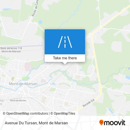Avenue Du Tursan map