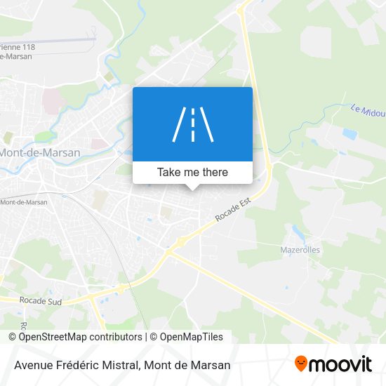 Avenue Frédéric Mistral map
