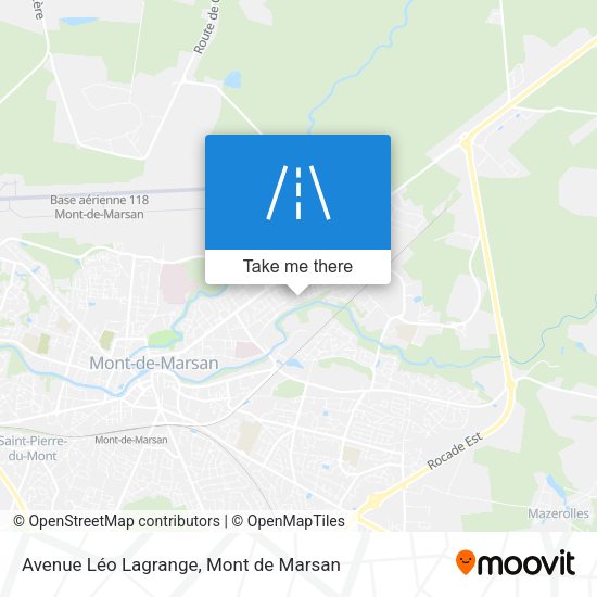 Avenue Léo Lagrange map