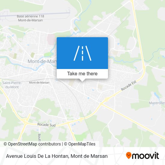 Avenue Louis De La Hontan map