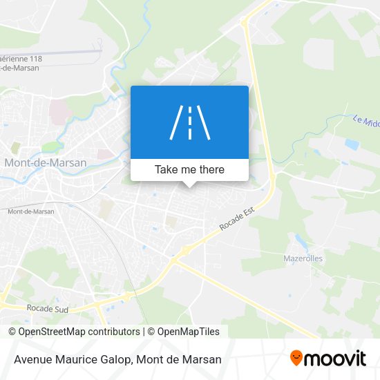 Avenue Maurice Galop map