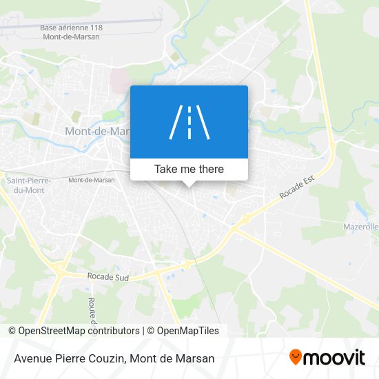 Avenue Pierre Couzin map