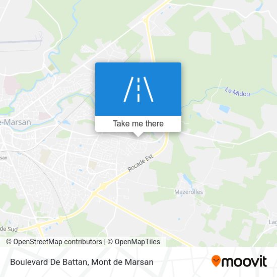 Boulevard De Battan map