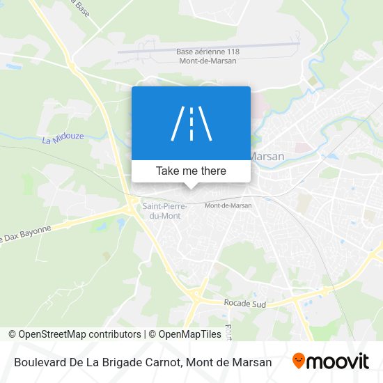 Boulevard De La Brigade Carnot map