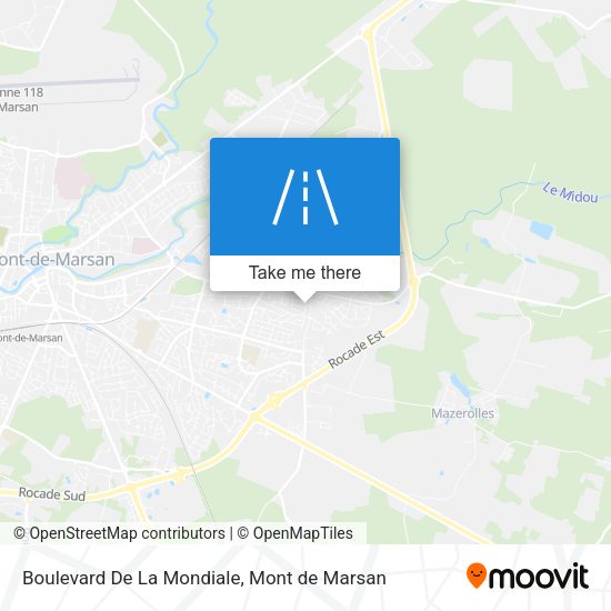 Boulevard De La Mondiale map