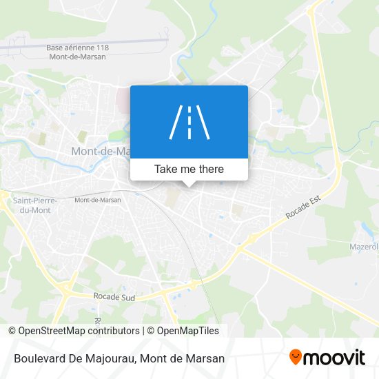Boulevard De Majourau map