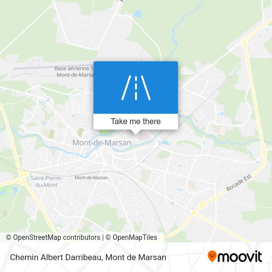 Chemin Albert Darribeau map