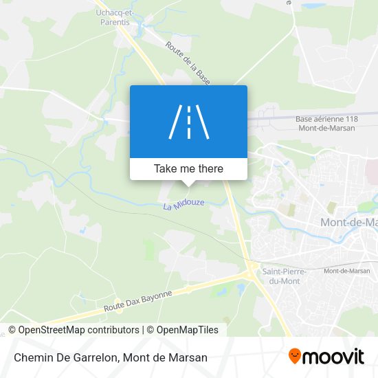 Chemin De Garrelon map