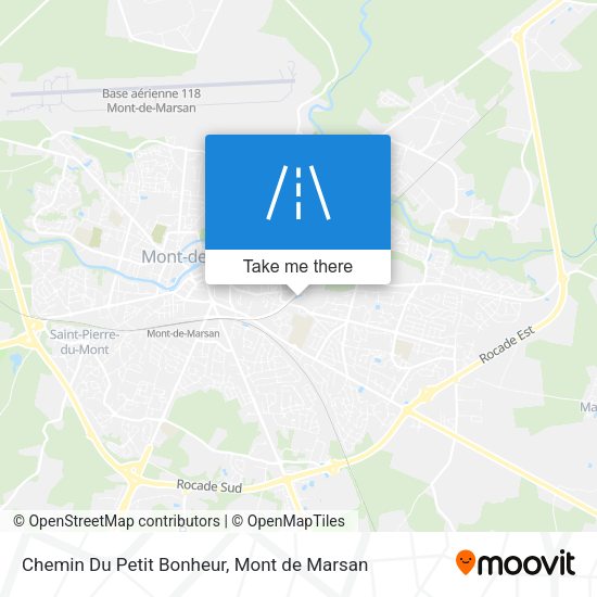 Chemin Du Petit Bonheur map
