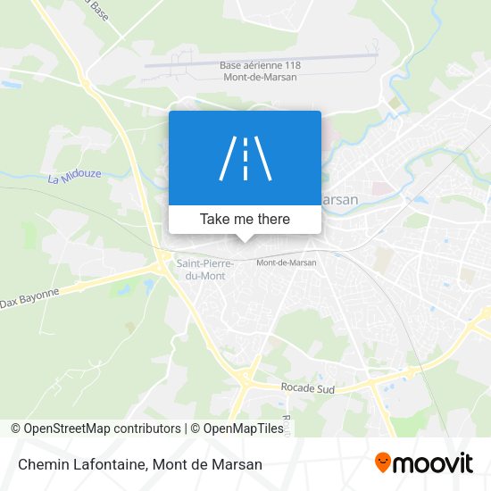 Chemin Lafontaine map