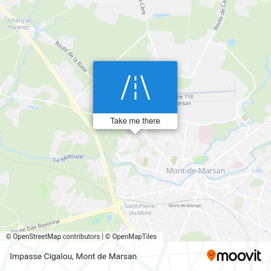 Impasse Cigalou map