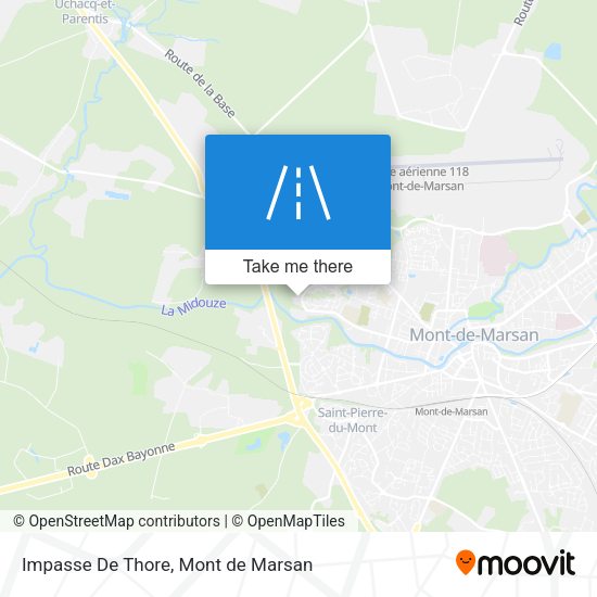 Impasse De Thore map