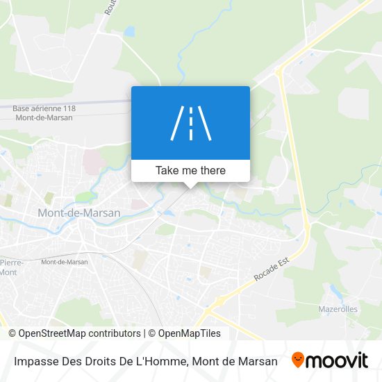 Impasse Des Droits De L'Homme map