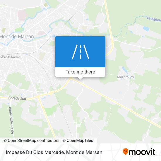 Impasse Du Clos Marcadé map