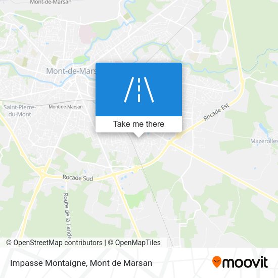 Impasse Montaigne map