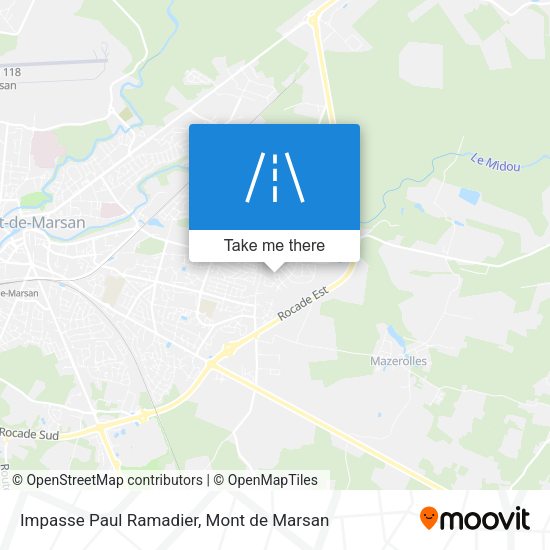 Impasse Paul Ramadier map