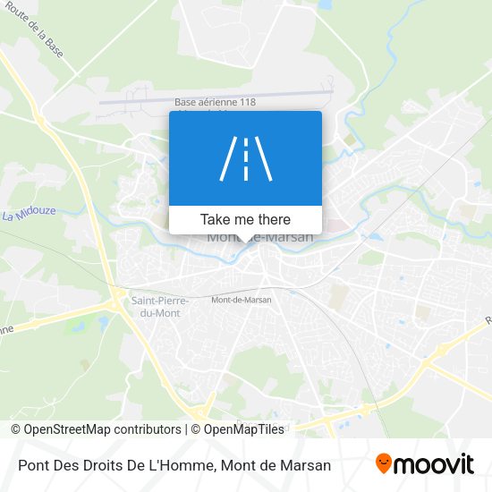 Pont Des Droits De L'Homme map