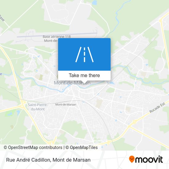 Rue André Cadillon map