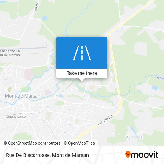 Rue De Biscarrosse map