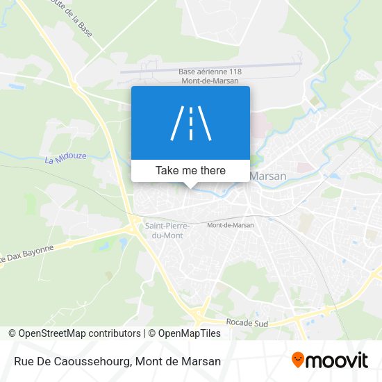 Rue De Caoussehourg map
