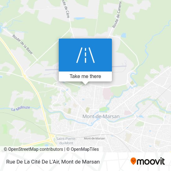 Rue De La Cité De L'Air map