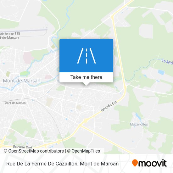 Rue De La Ferme De Cazaillon map