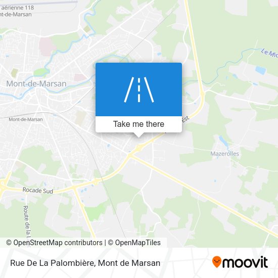 Rue De La Palombière map