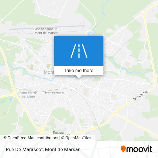 Rue De Marassot map