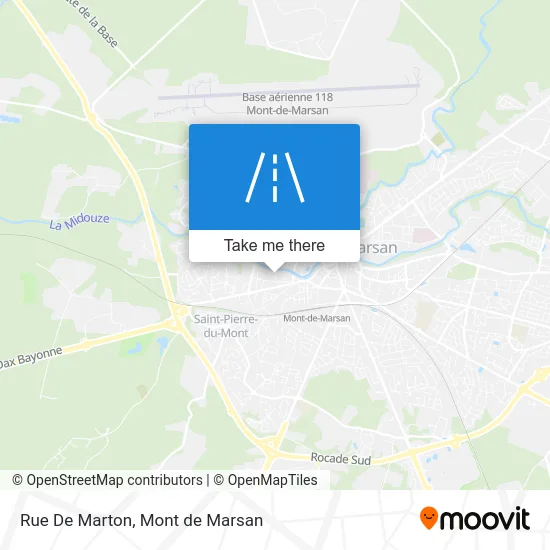 Rue De Marton map