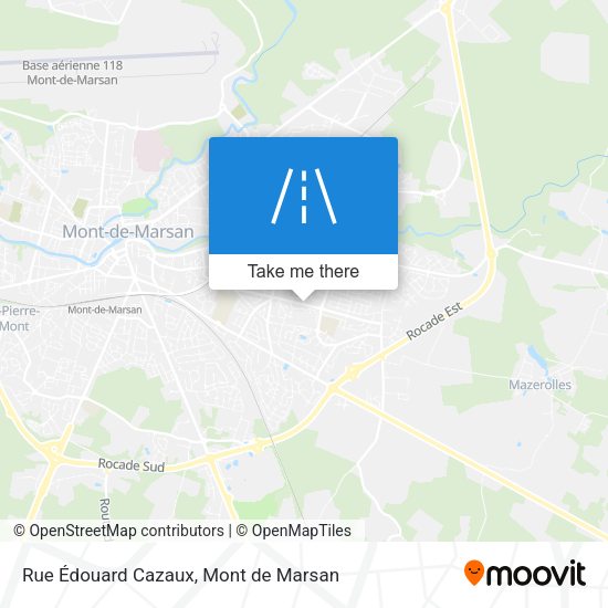 Rue Édouard Cazaux map