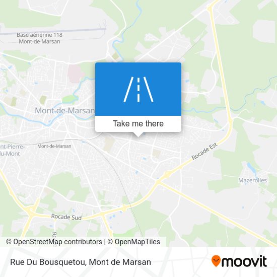 Rue Du Bousquetou map