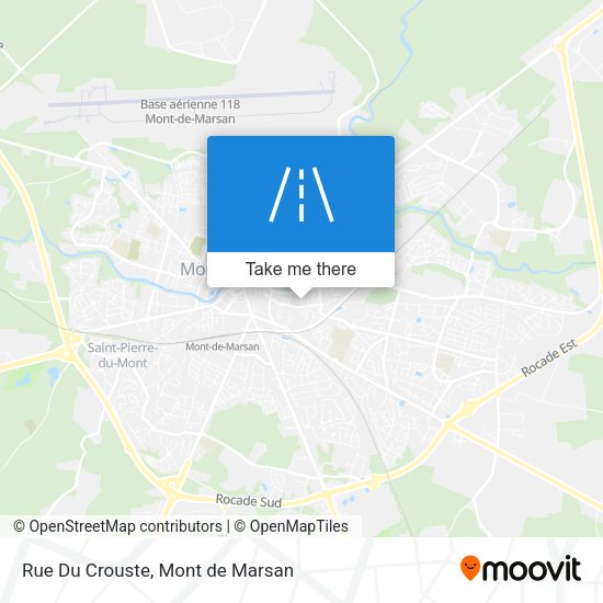 Rue Du Crouste map