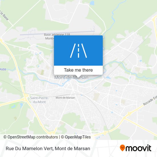 Rue Du Mamelon Vert map