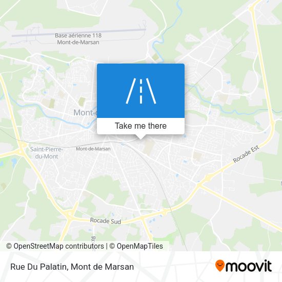 Rue Du Palatin map