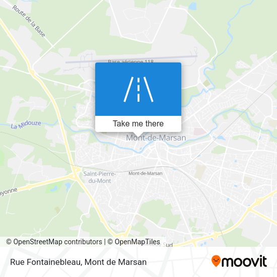Rue Fontainebleau map
