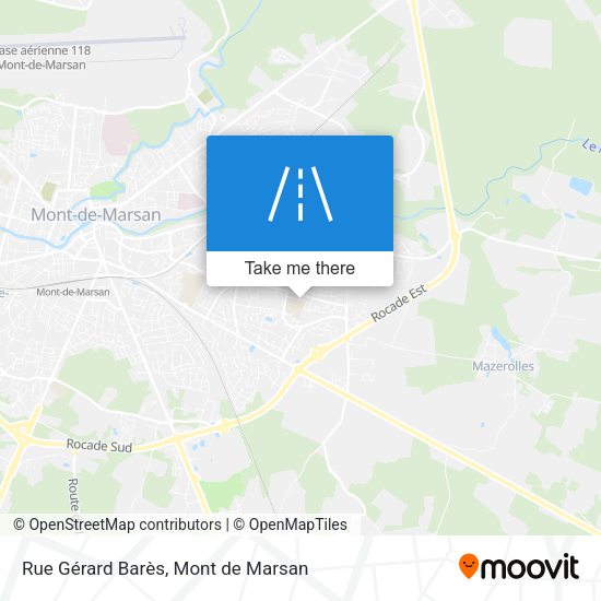 Rue Gérard Barès map