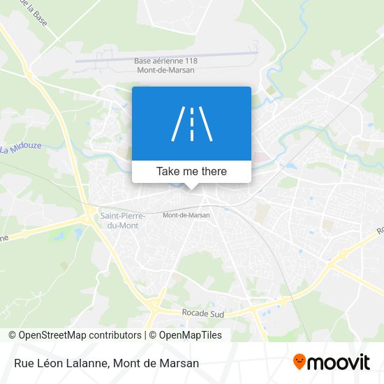 Rue Léon Lalanne map