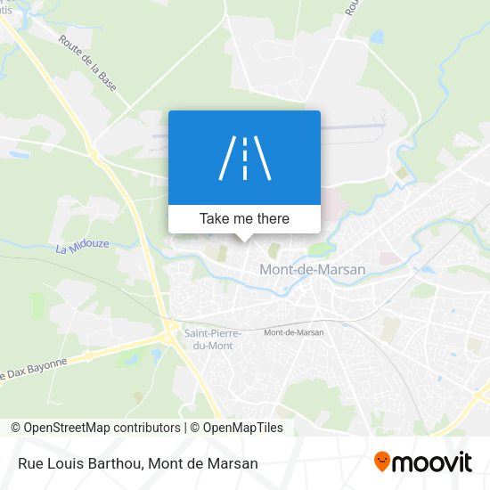 Rue Louis Barthou map