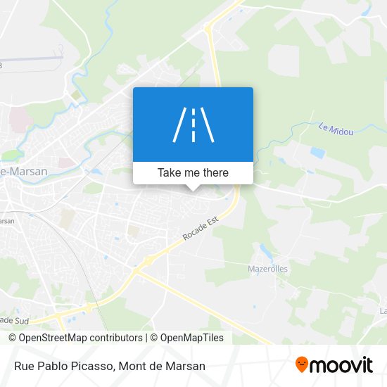 Rue Pablo Picasso map