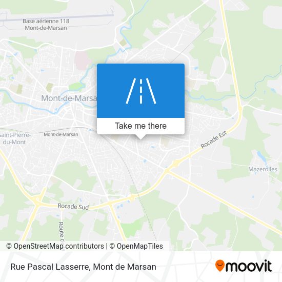Rue Pascal Lasserre map