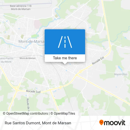 Rue Santos Dumont map