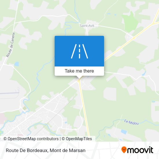 Route De Bordeaux map