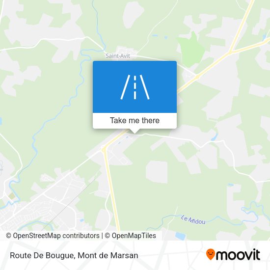 Route De Bougue map