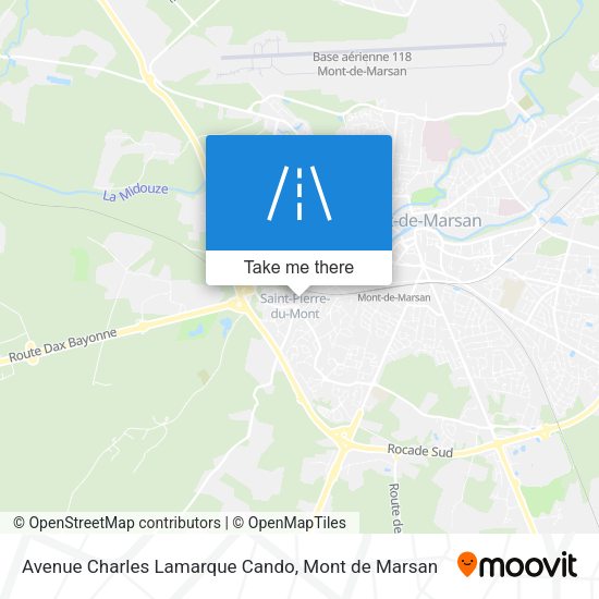 Avenue Charles Lamarque Cando map