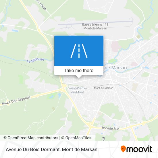 Avenue Du Bois Dormant map